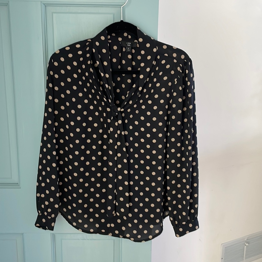 Polka dot blouse